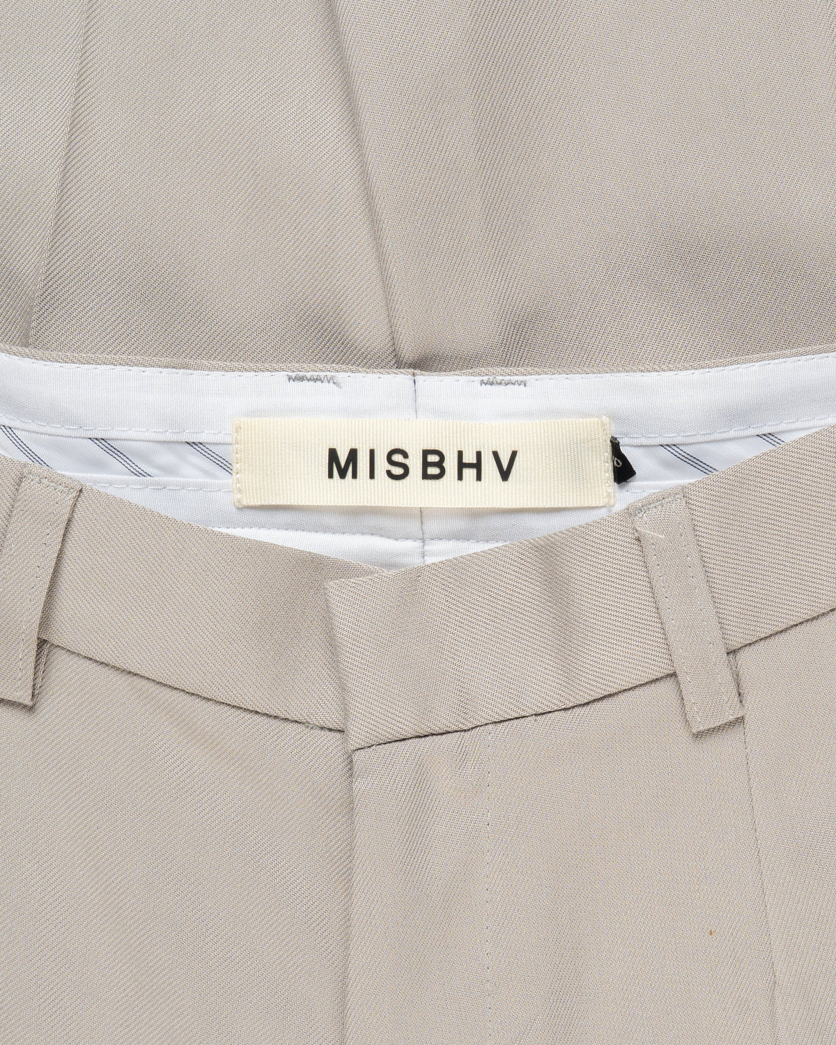 MISBHV Taupe beige oversized casual pants