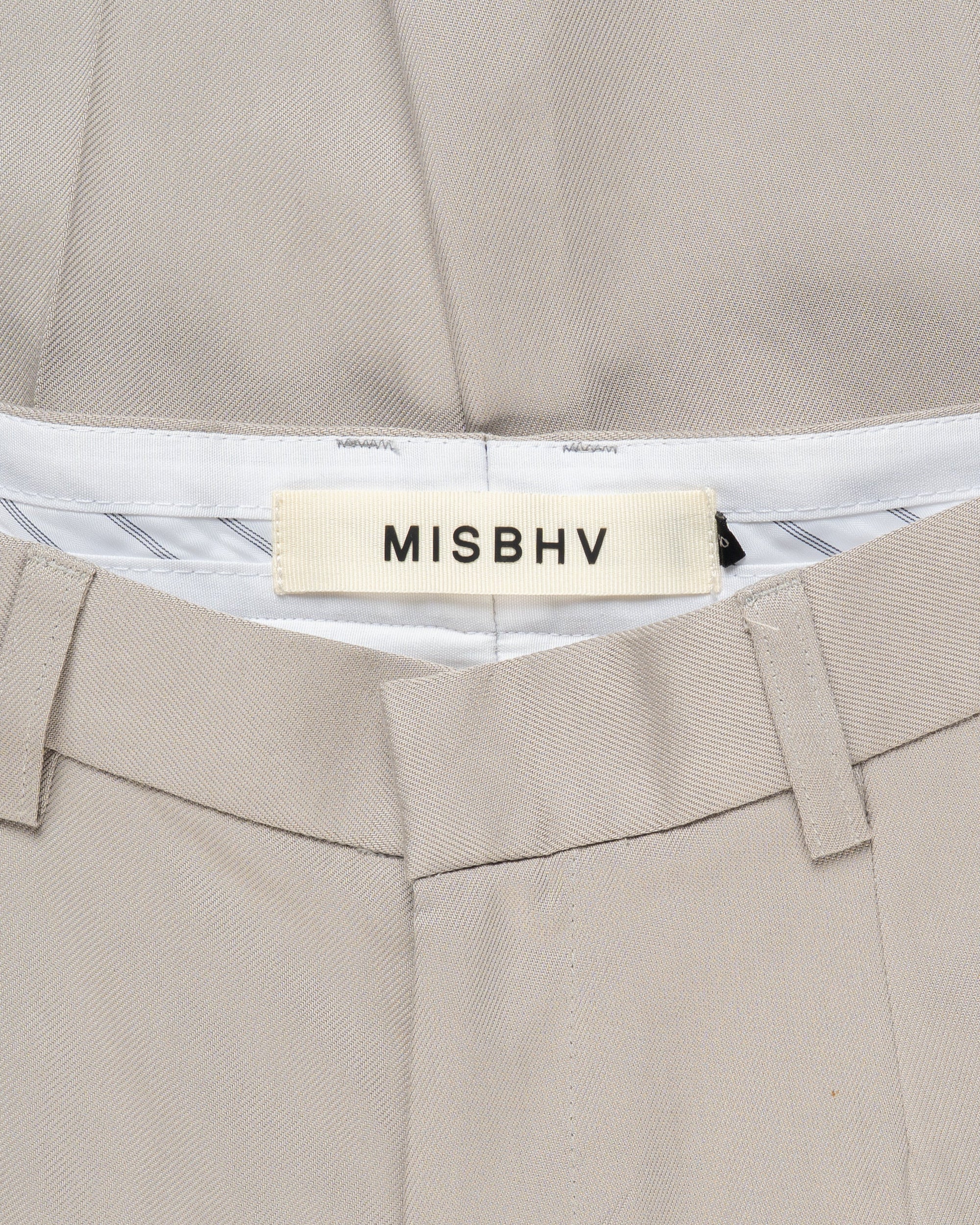 MISBHV Taupe beige oversized casual pants