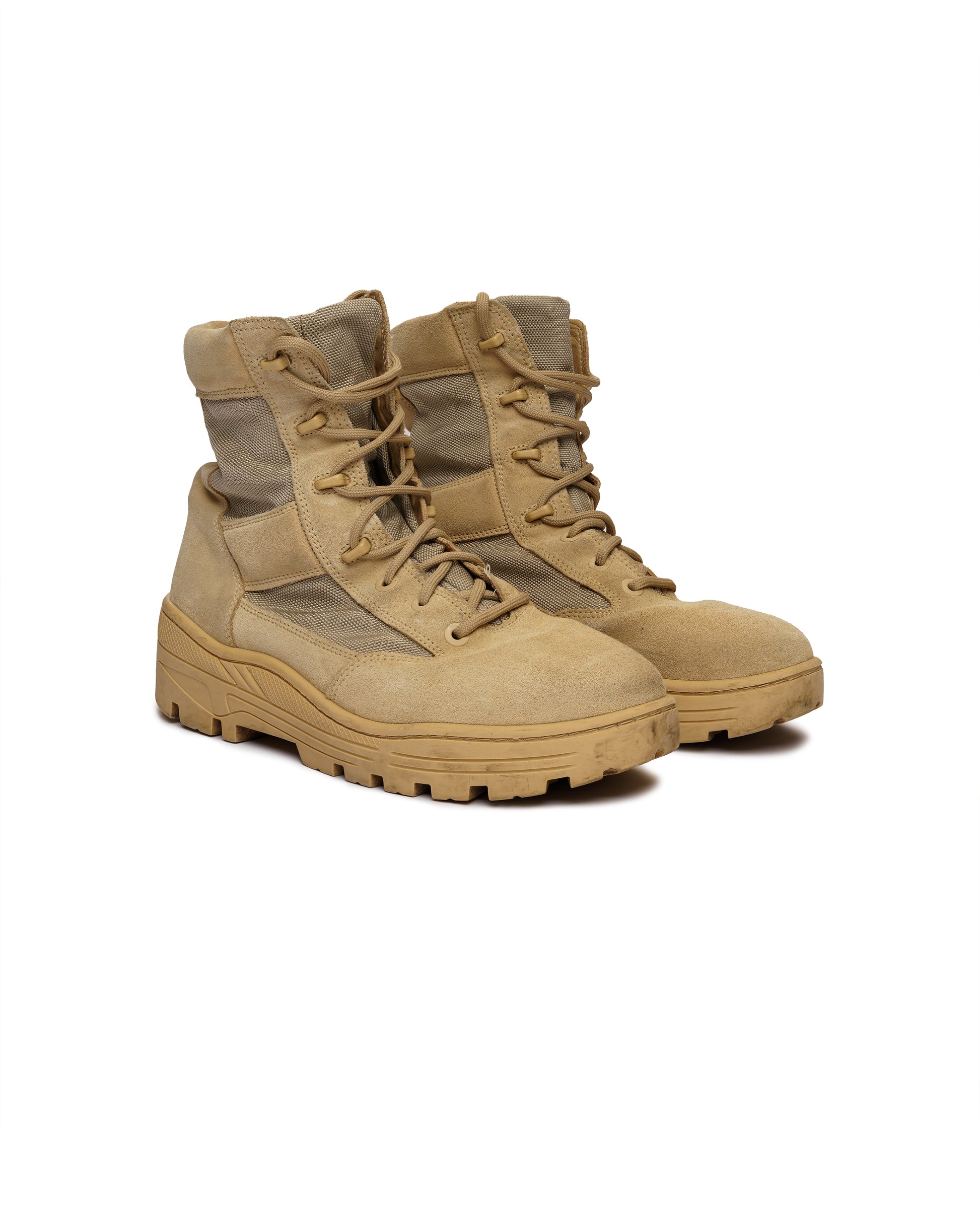 Yeezy Season 4 Sand military combat boots