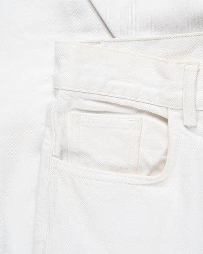 Celine tailored white denim pants Celine
