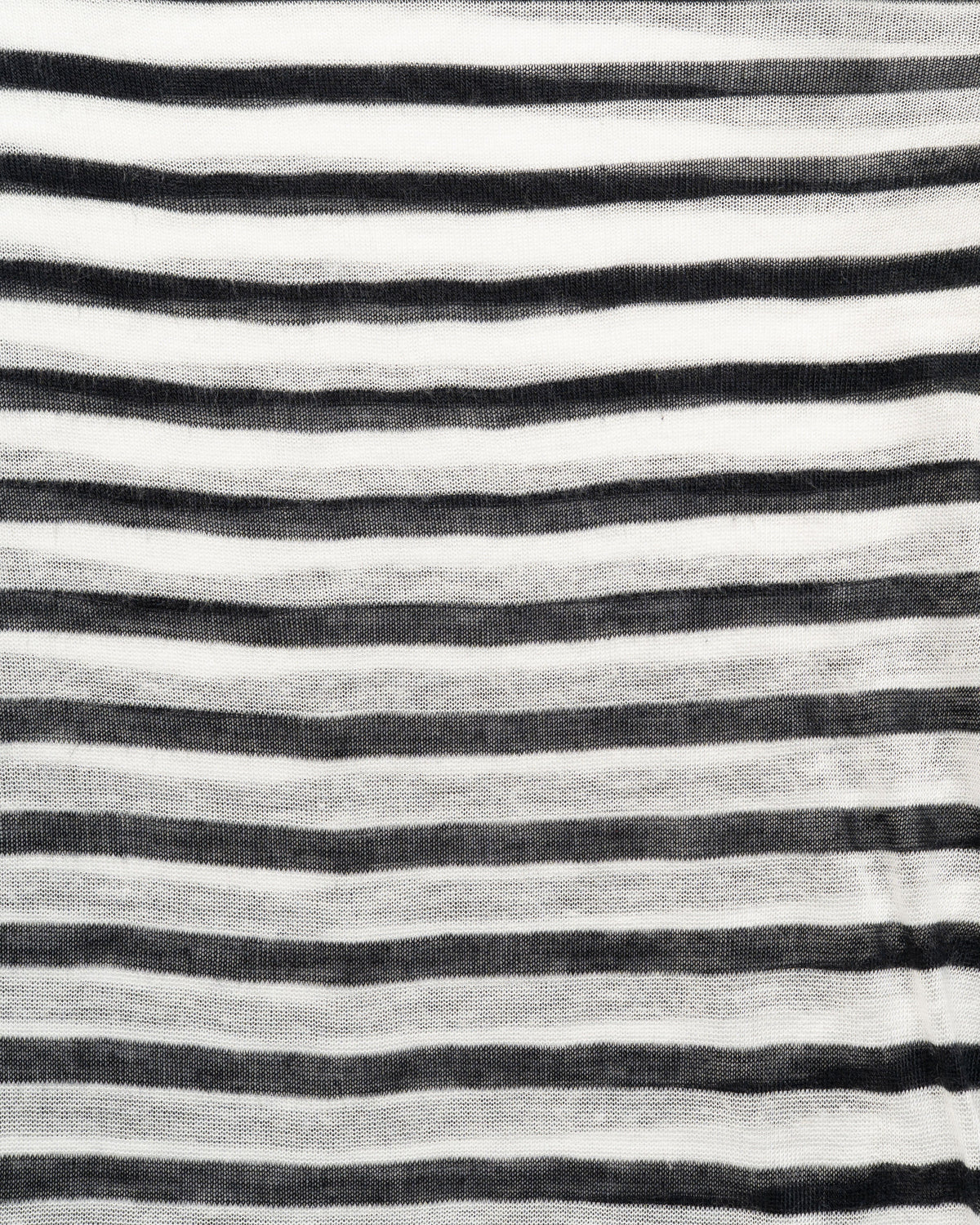 T by Alexander Wang see-through striped long sleeve t-shirt