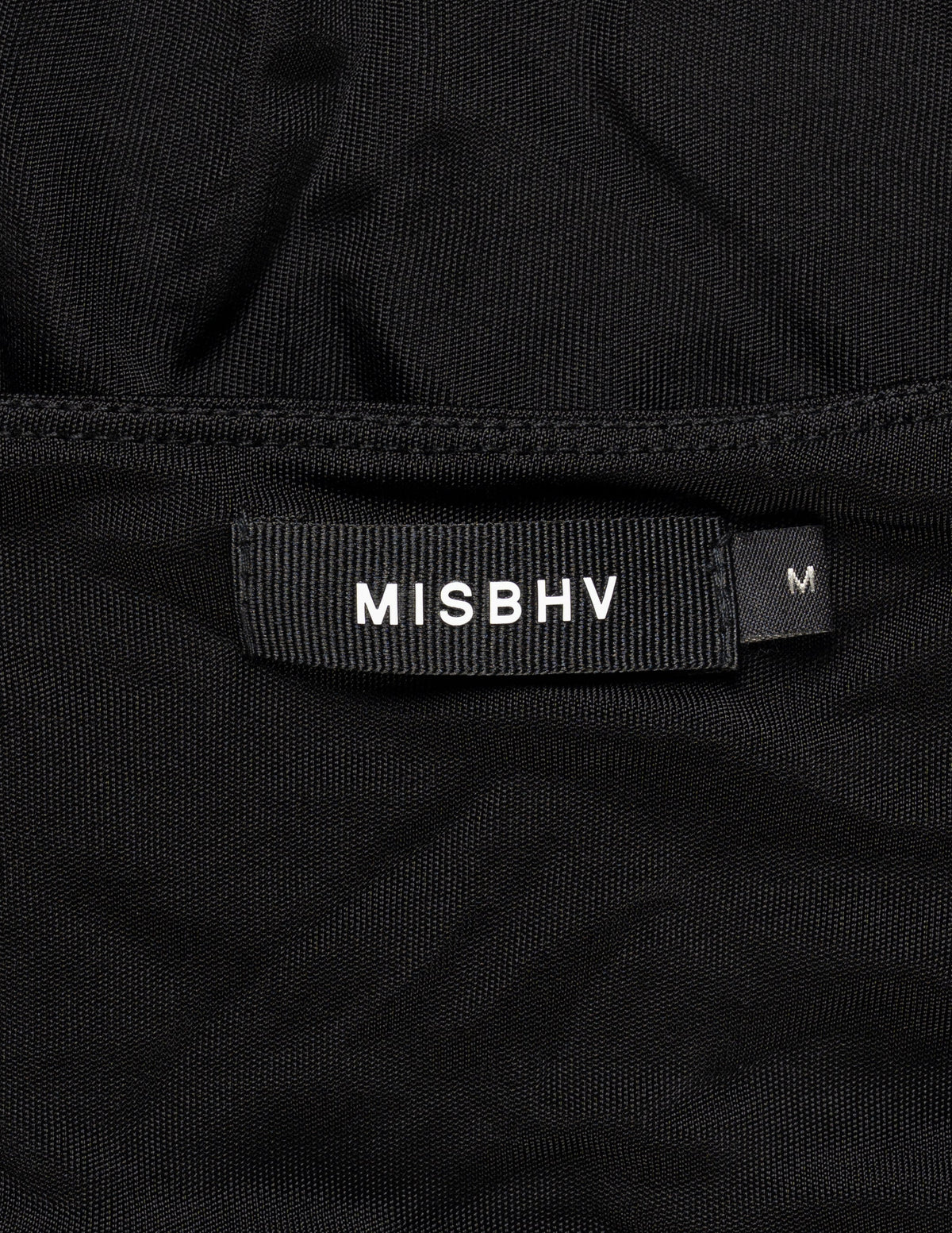 MISBHV asymmetrical one shoulder viscose top