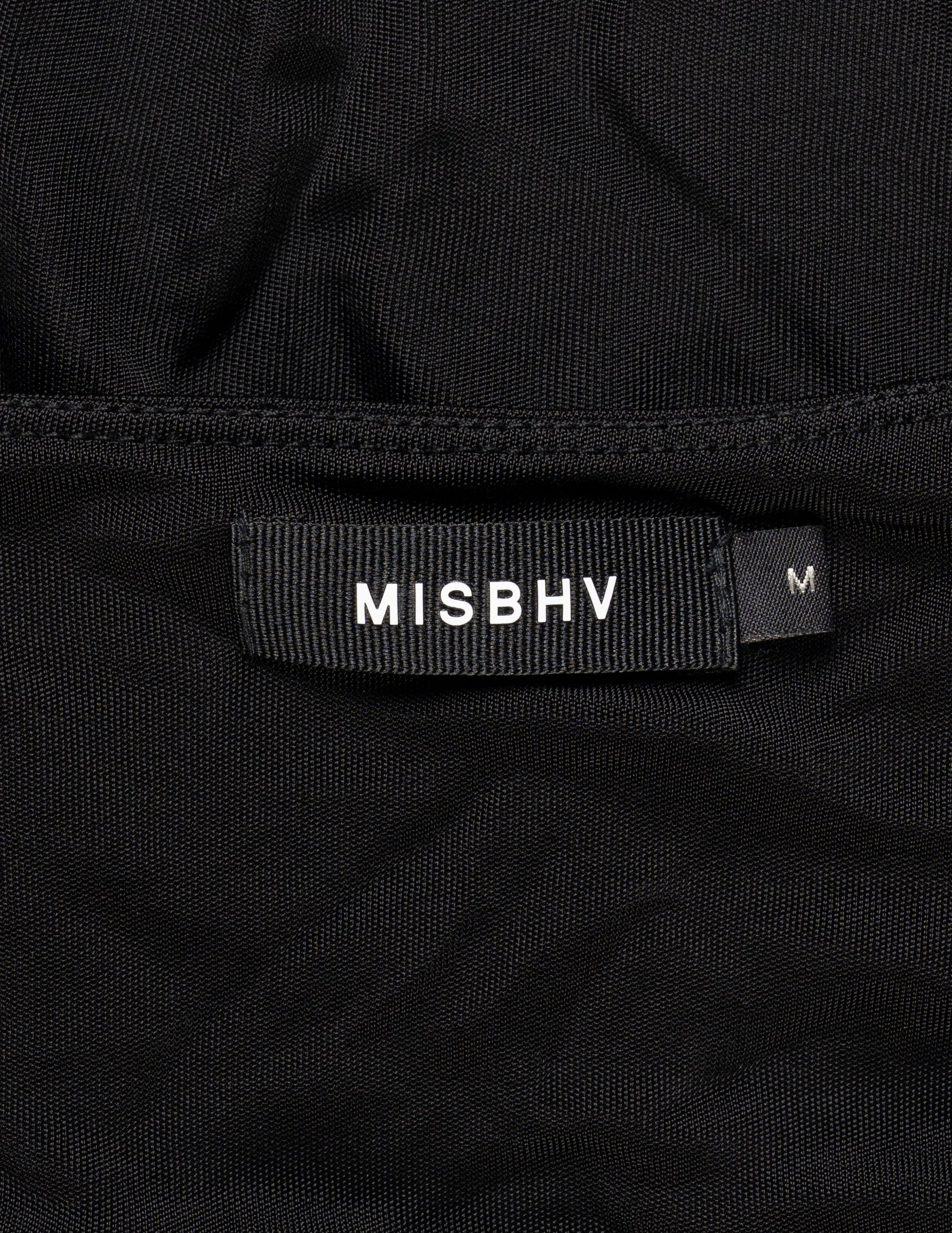 MISBHV asymmetrical one shoulder viscose top MISBHV