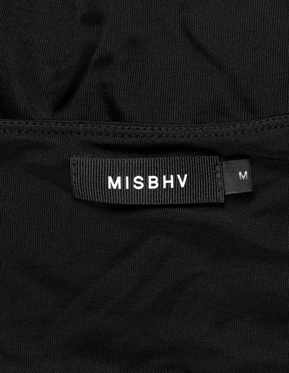 MISBHV asymmetrical one shoulder viscose top MISBHV