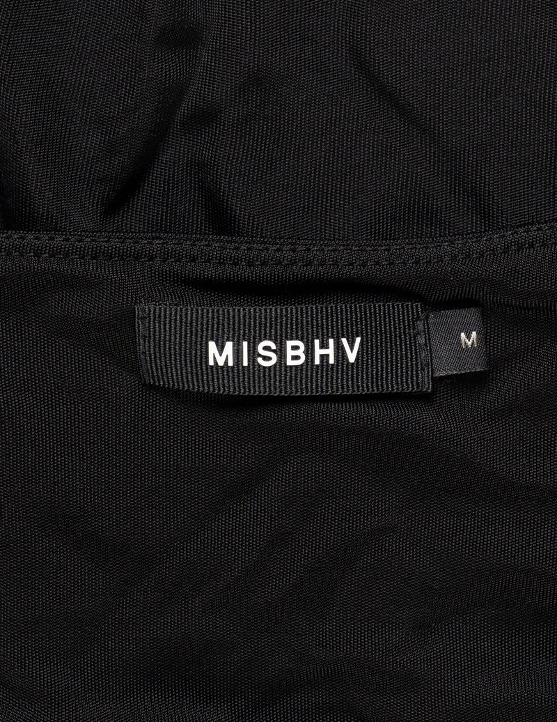 MISBHV asymmetrical one shoulder viscose top thumbnail