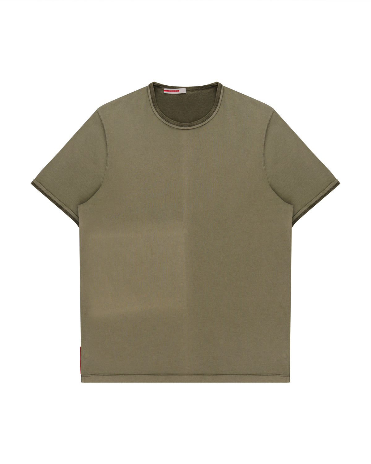 Prada two-tone collar t-shirt