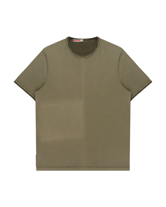 Prada two-tone collar t-shirt