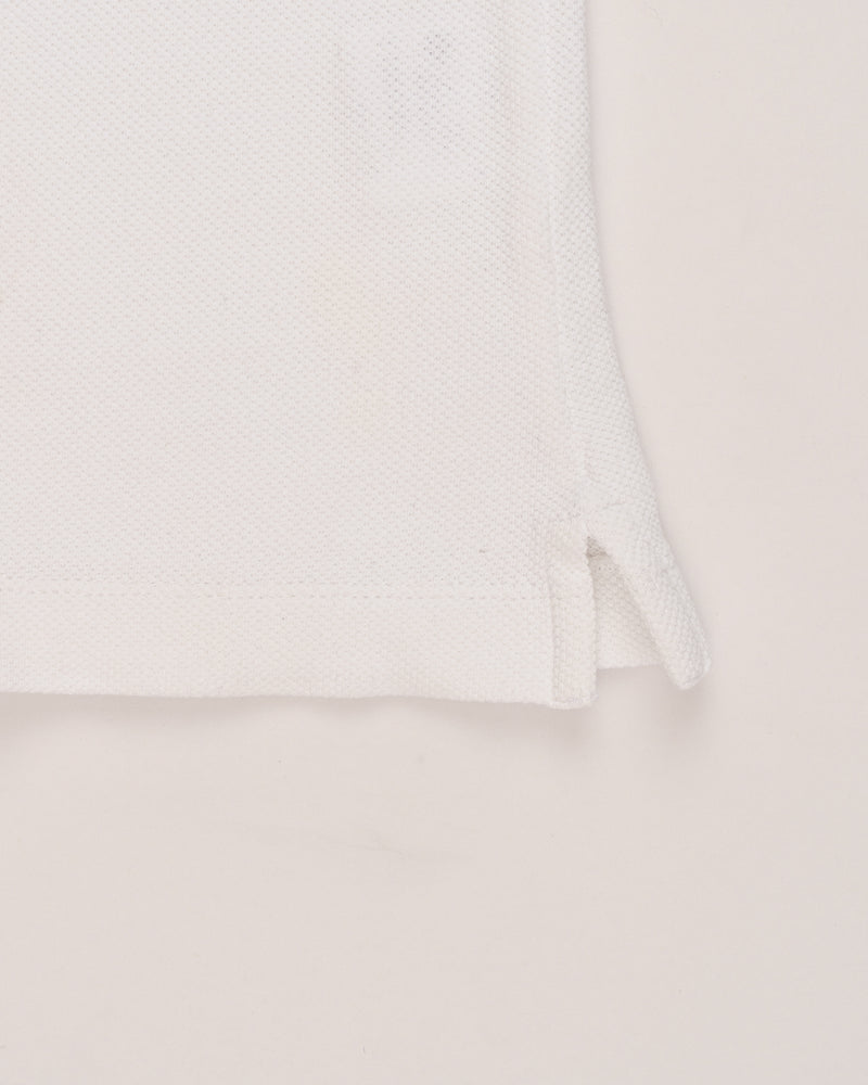 Loro Piana cotton white polo-collar t-shirt thumbnail