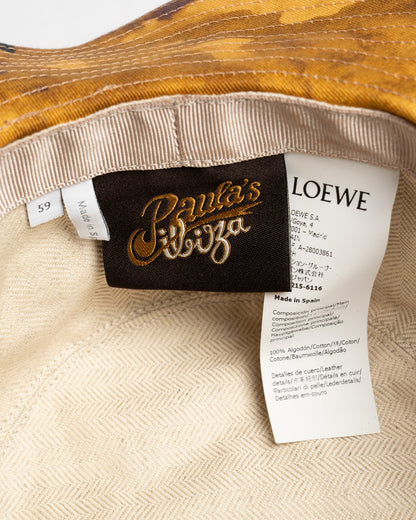 Loewe X Paula's Ibiza Watercolor Explorer brown & purple hat Loewe