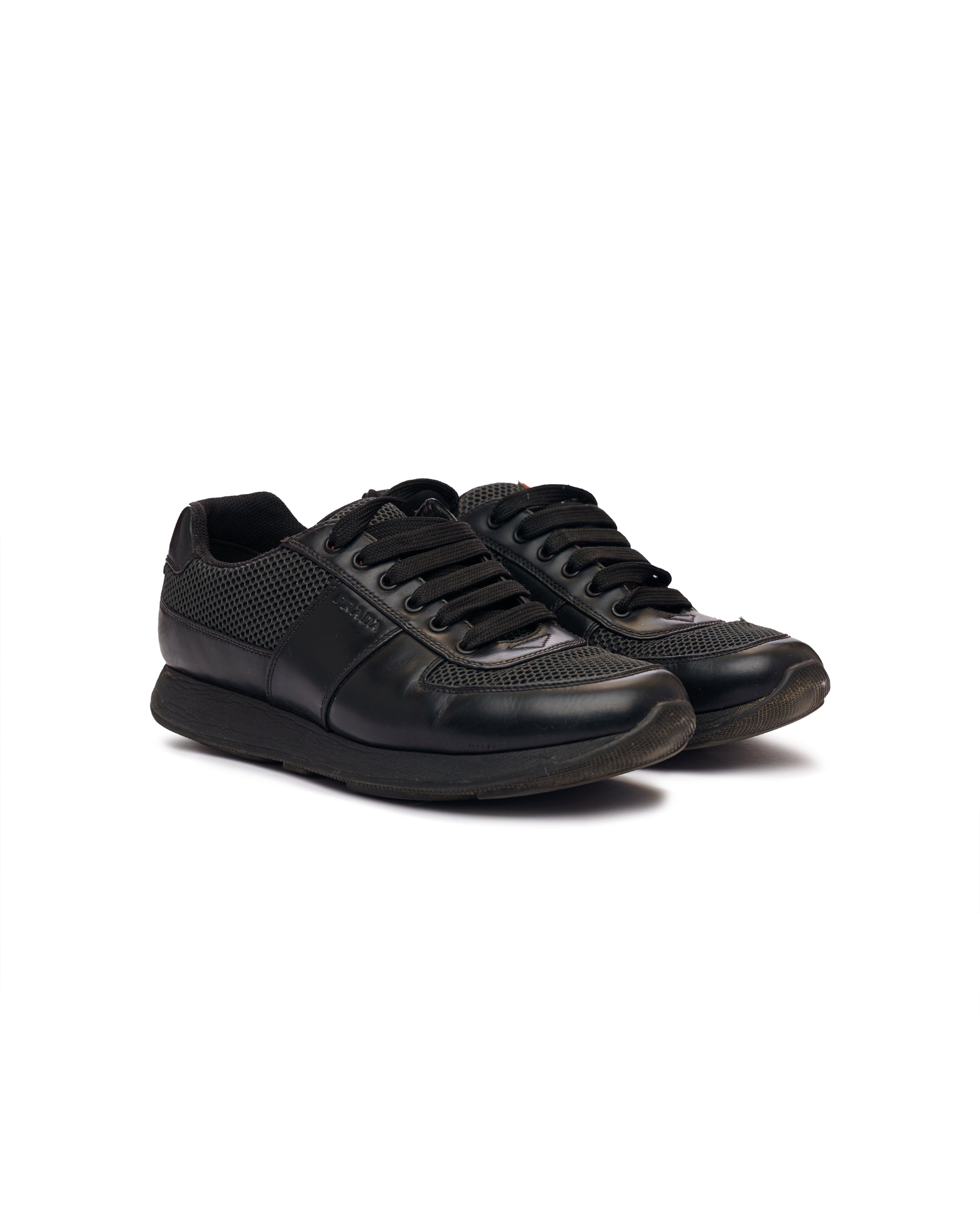 Prada Match Race black low sneakers