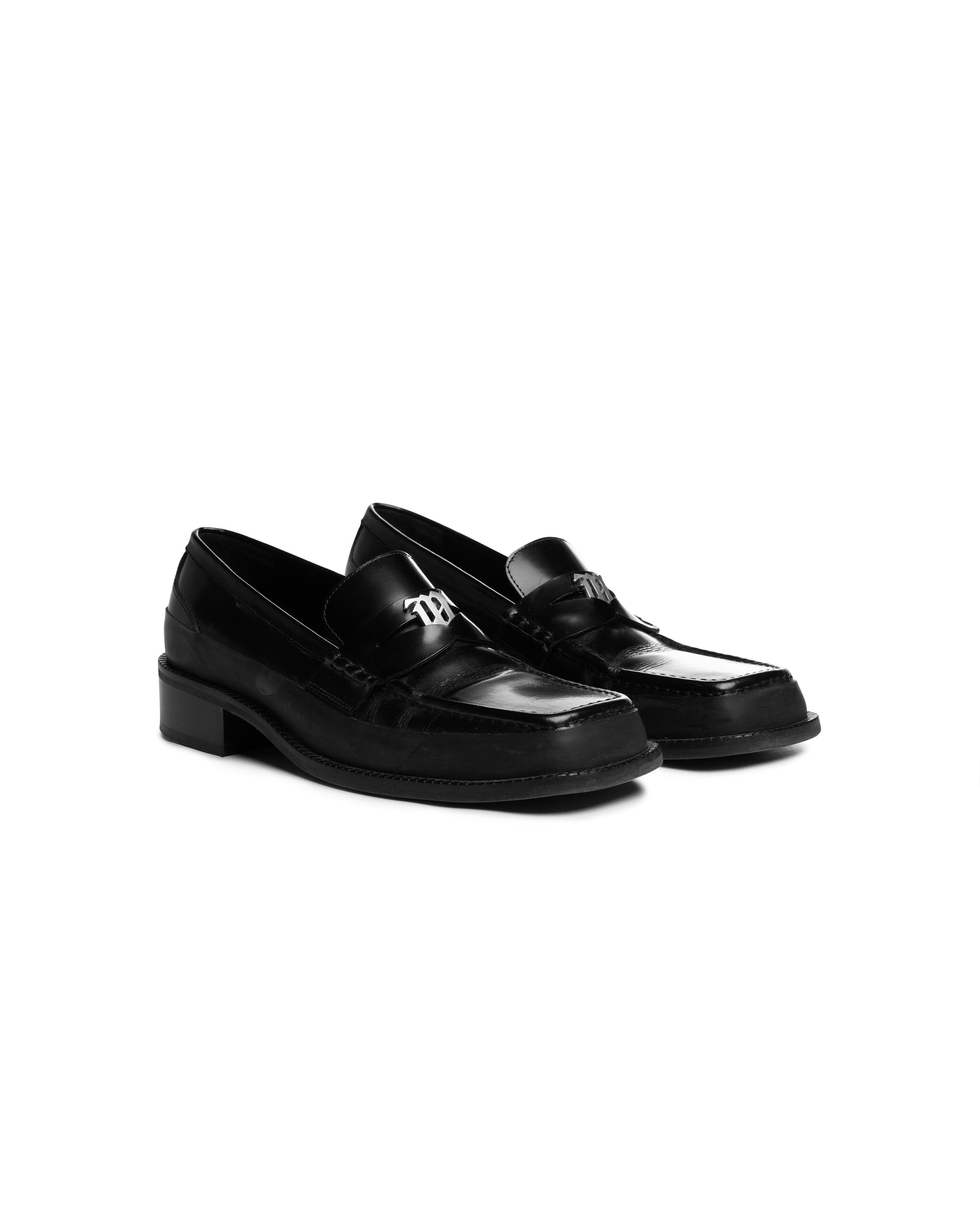 MISBHV "The Brutalist" black leather loafers