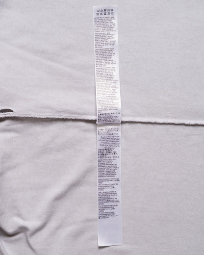 Balenciaga metal logo distressed oversized grey t-shirt Balenciaga