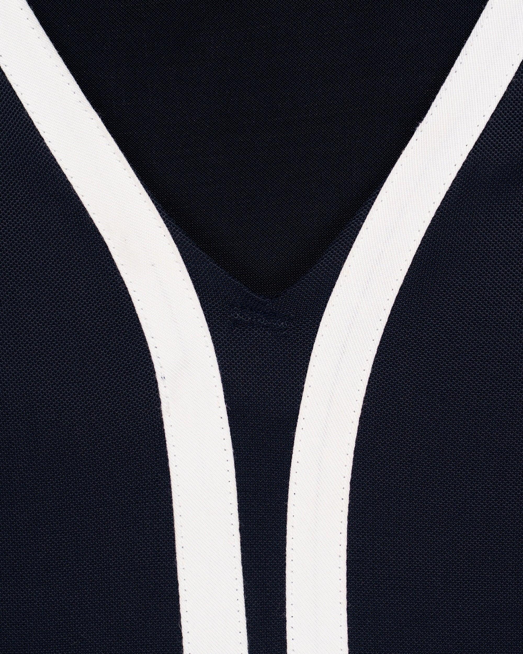 Moschino "Cheap and Chic by Moschino" double-striped top