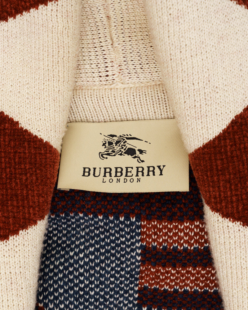 Burberry wool-blend geomatric cardigan thumbnail