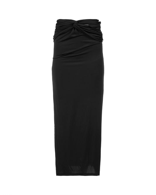 MISBHV 1-OF-1 Halter viscose evening dress MISBHV