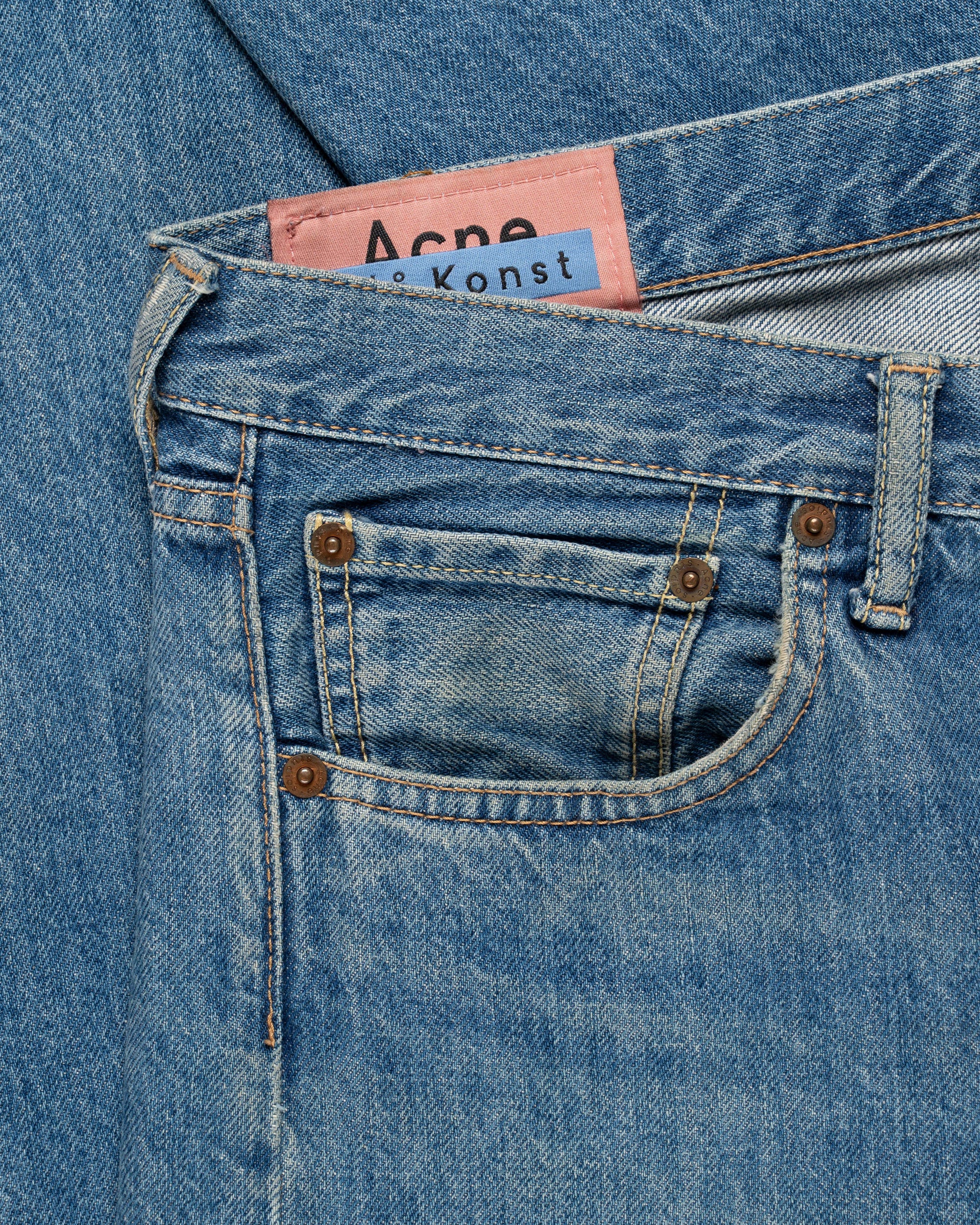 Acne Studios 1996 Dark Blue Thrash blue denim pants