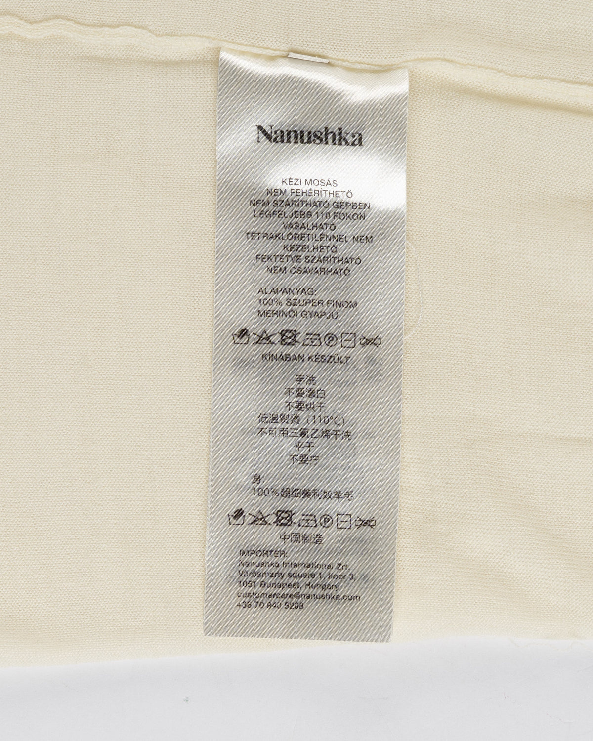 Nanushka Slub jersey turtleneck sweater