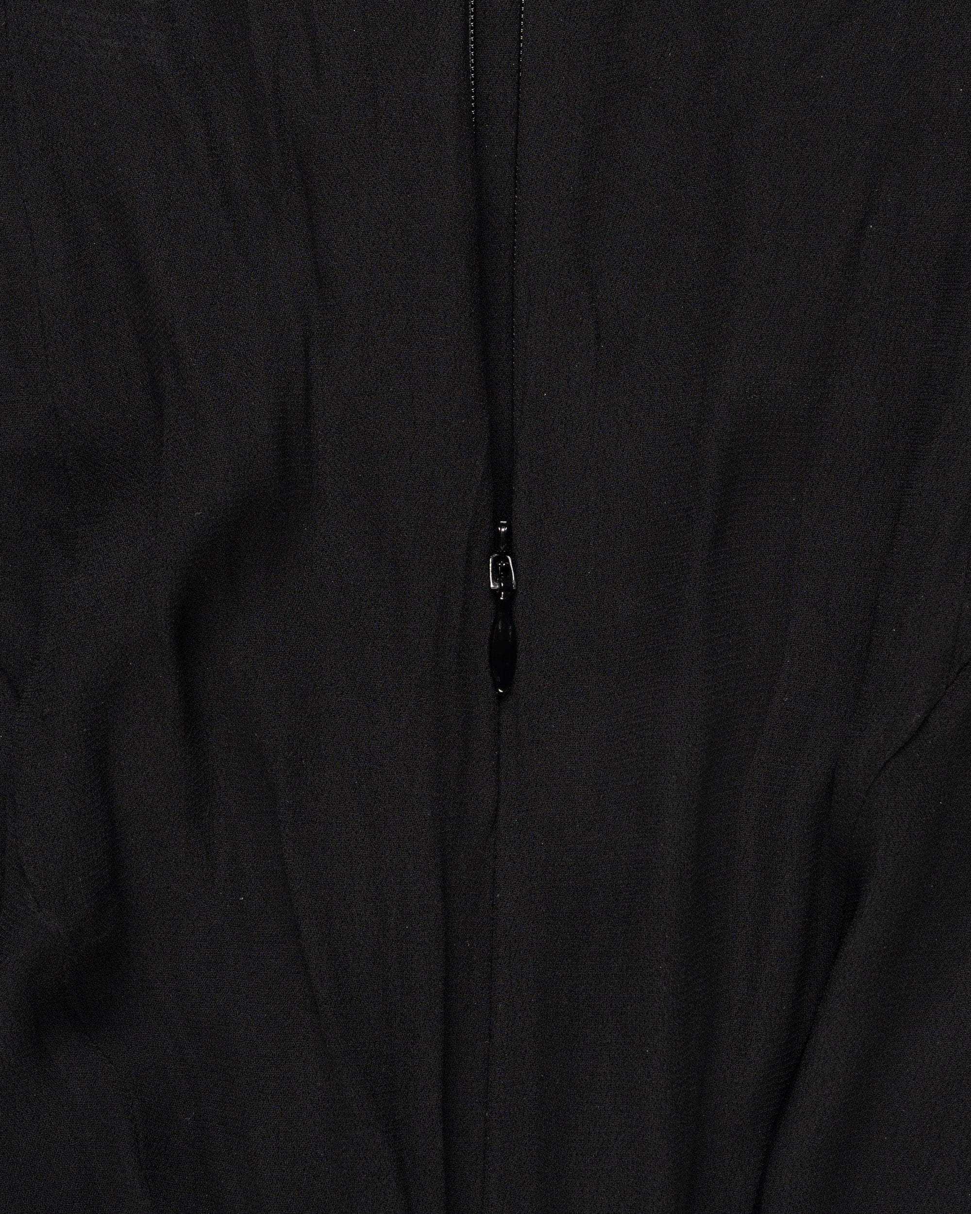 MISBHV 1-OF-1 single-shoulder ruched black dress