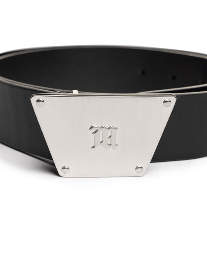 MISBHV metal frame gothic logo black belt MISBHV