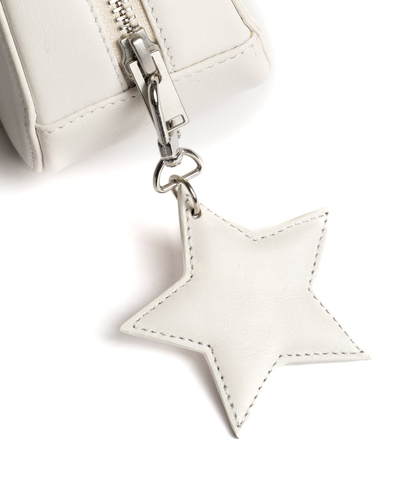 MISBHV chain white leather shoulder bag thumbnail