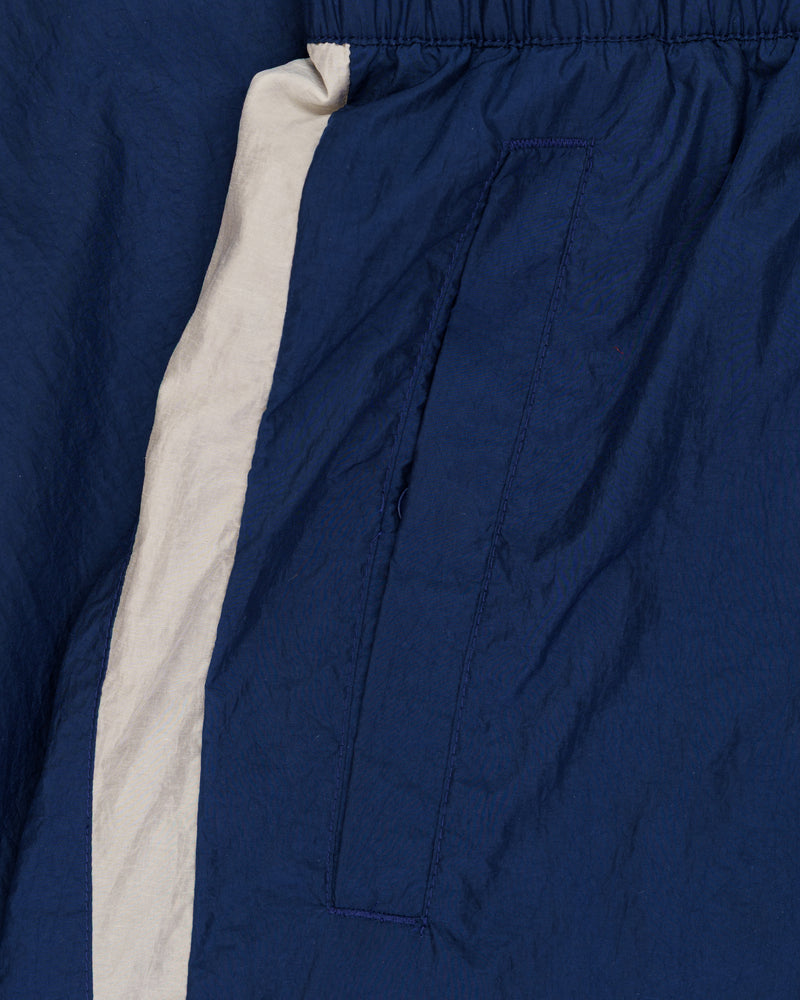 Yohji Yamamoto Y3 3-stripes nylon shell dark blue sweatpants thumbnail