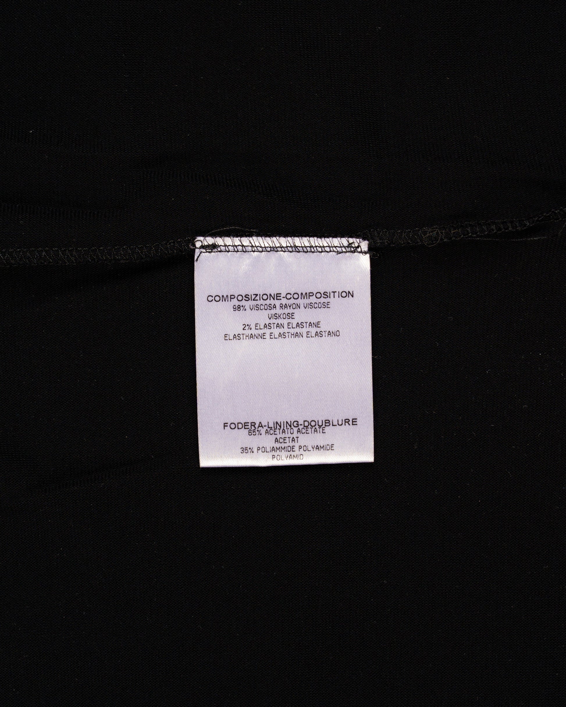 Gucci shoulder cut-out black mini dress Gucci