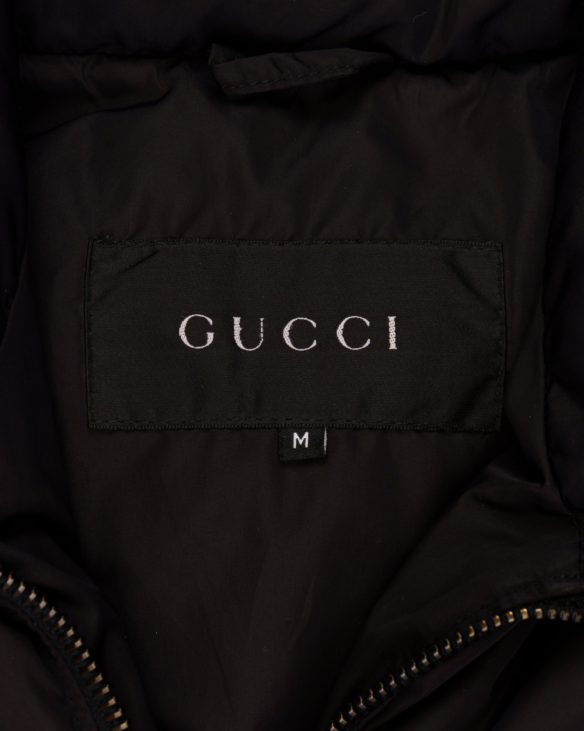 Gucci quilted down vest jacket