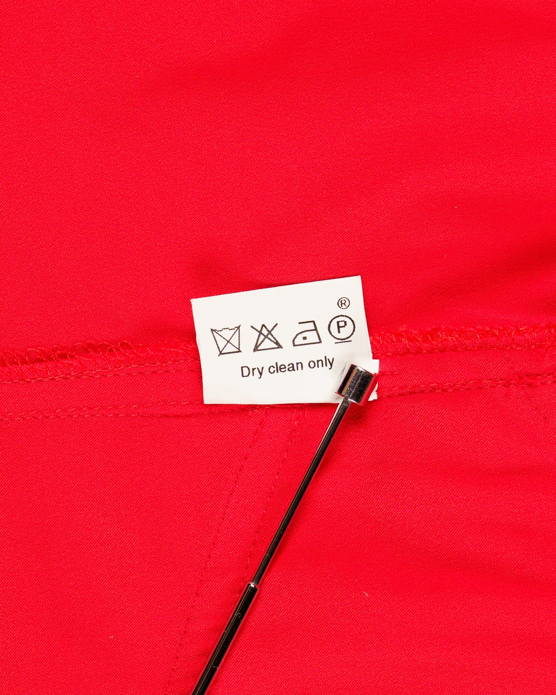 Mugler Trademark red satin tang jacket Mugler