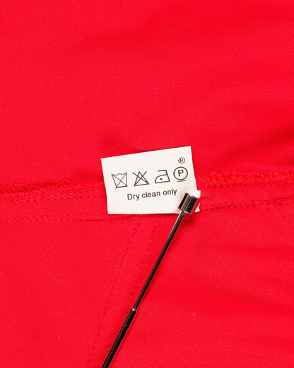 Mugler Trademark red satin tang jacket Mugler