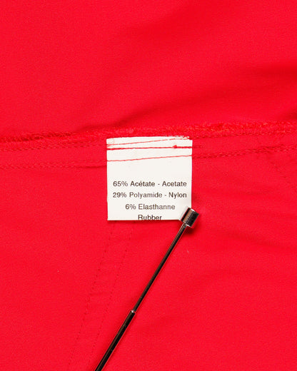 Mugler Trademark red satin tang jacket Mugler