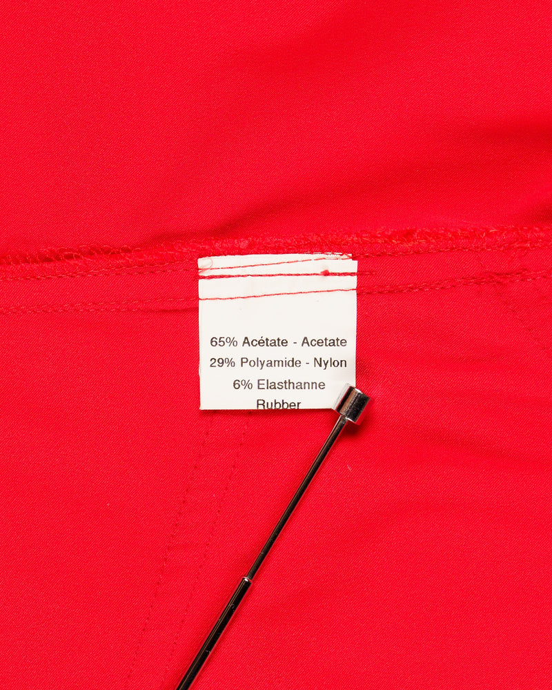 Mugler Trademark red satin tang jacket thumbnail