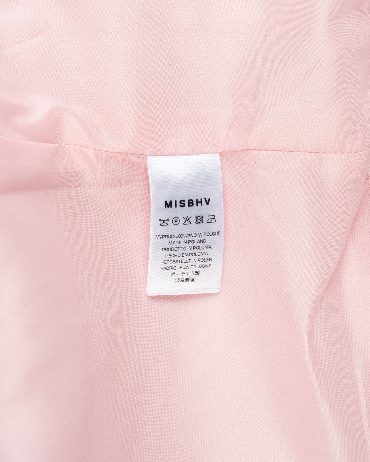 MISBHV tweed pink blazer jacket