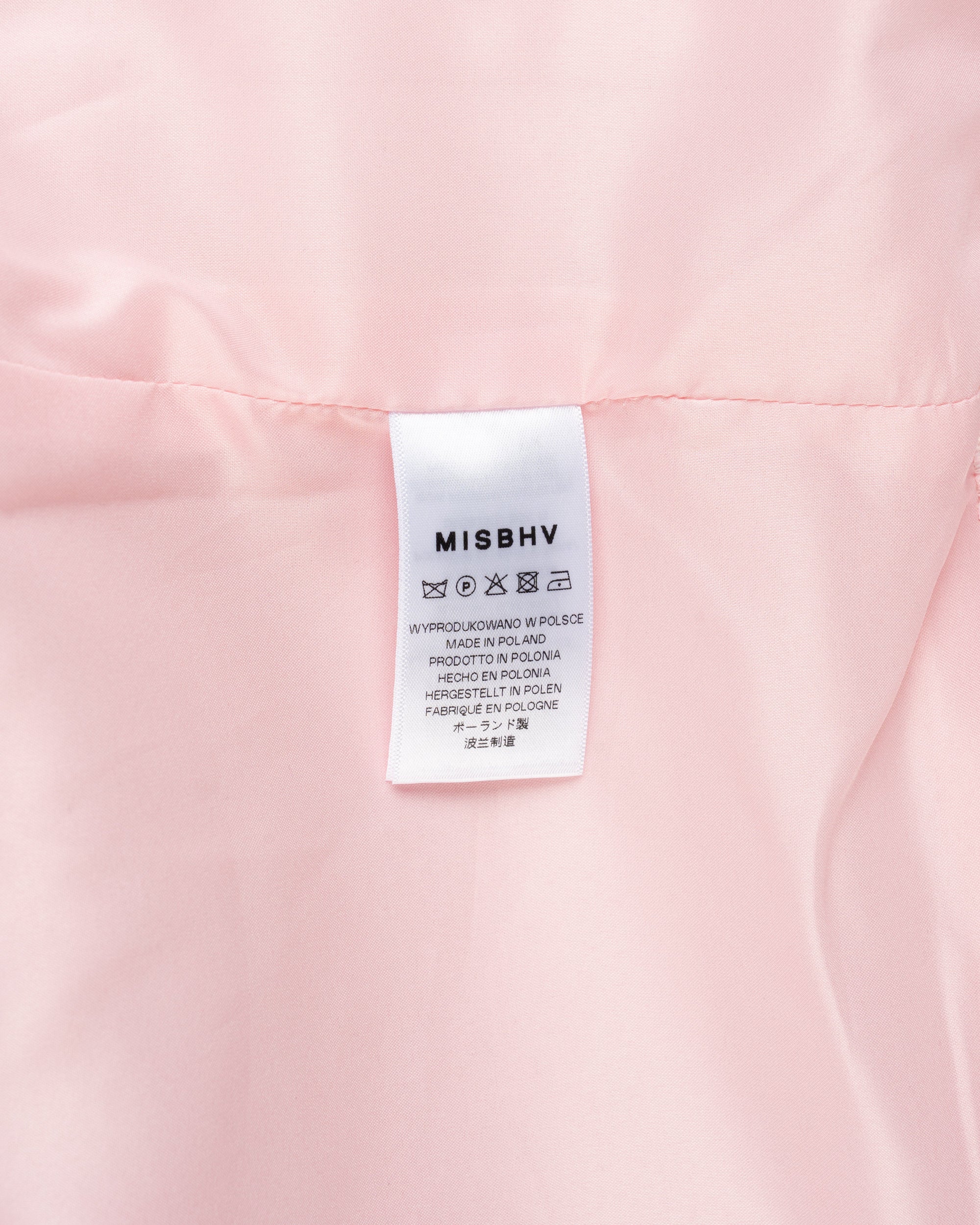 MISBHV tweed pink blazer jacket