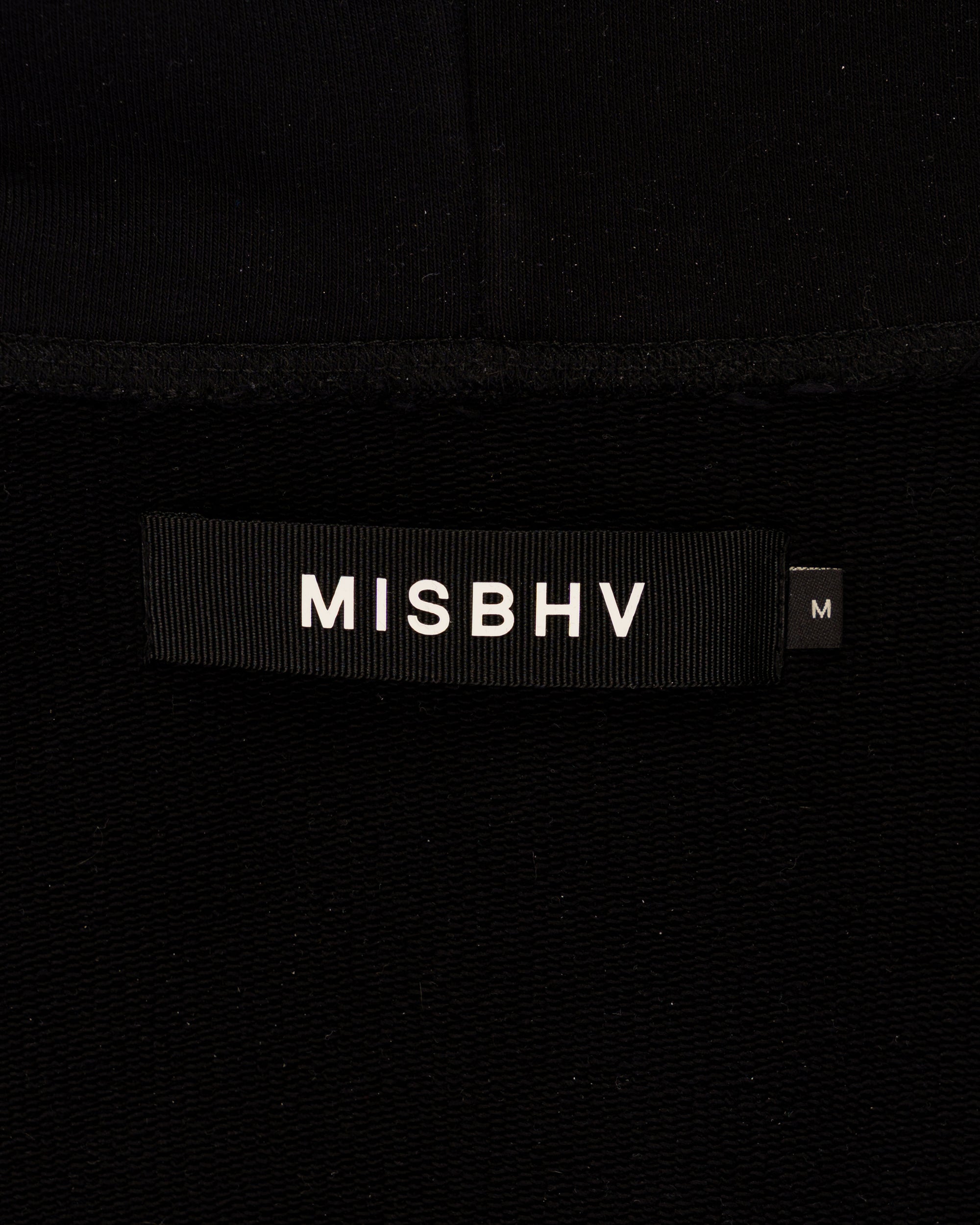 MISBHV "club wear solutions" silver tape hoodie