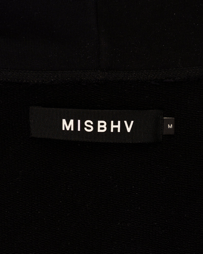 MISBHV "club wear solutions" silver tape hoodie thumbnail