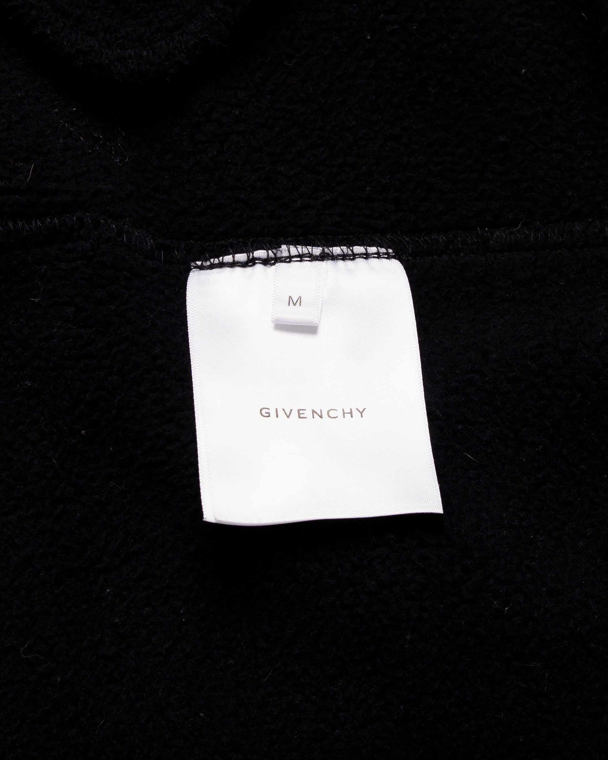 Givenchy pierced back logo hooded bomber jacket Givenchy