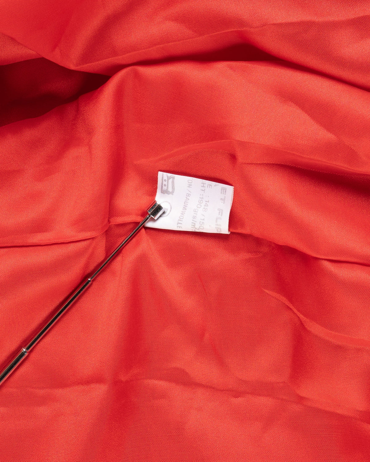 Balenciaga 1980s double-breasted red trench coat