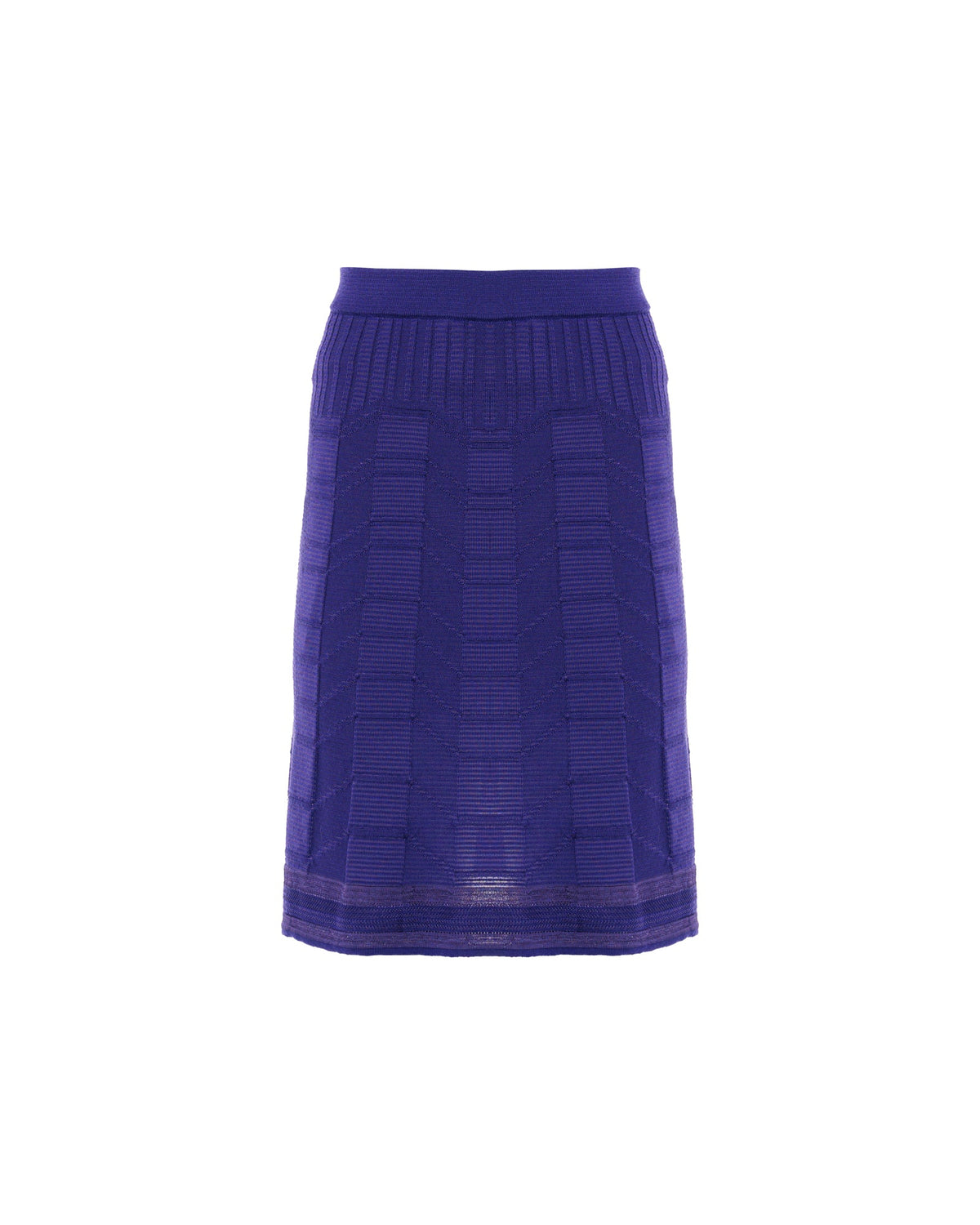 Missoni purple knitted skirt - 40