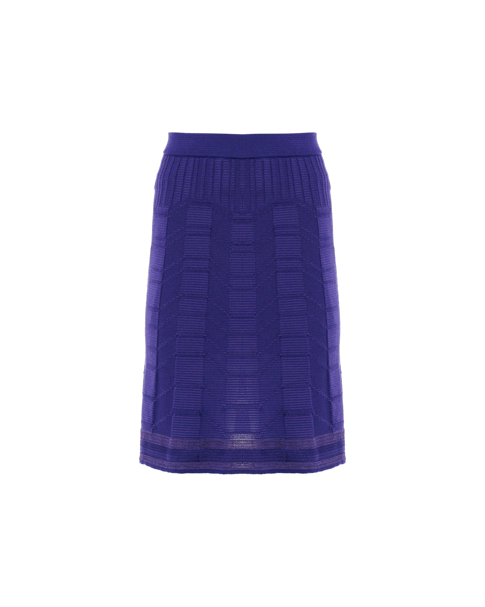Missoni purple knitted skirt - 40