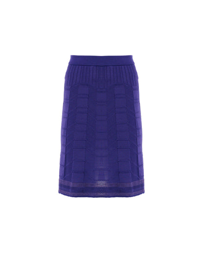 Missoni purple knitted skirt - 40 Missoni