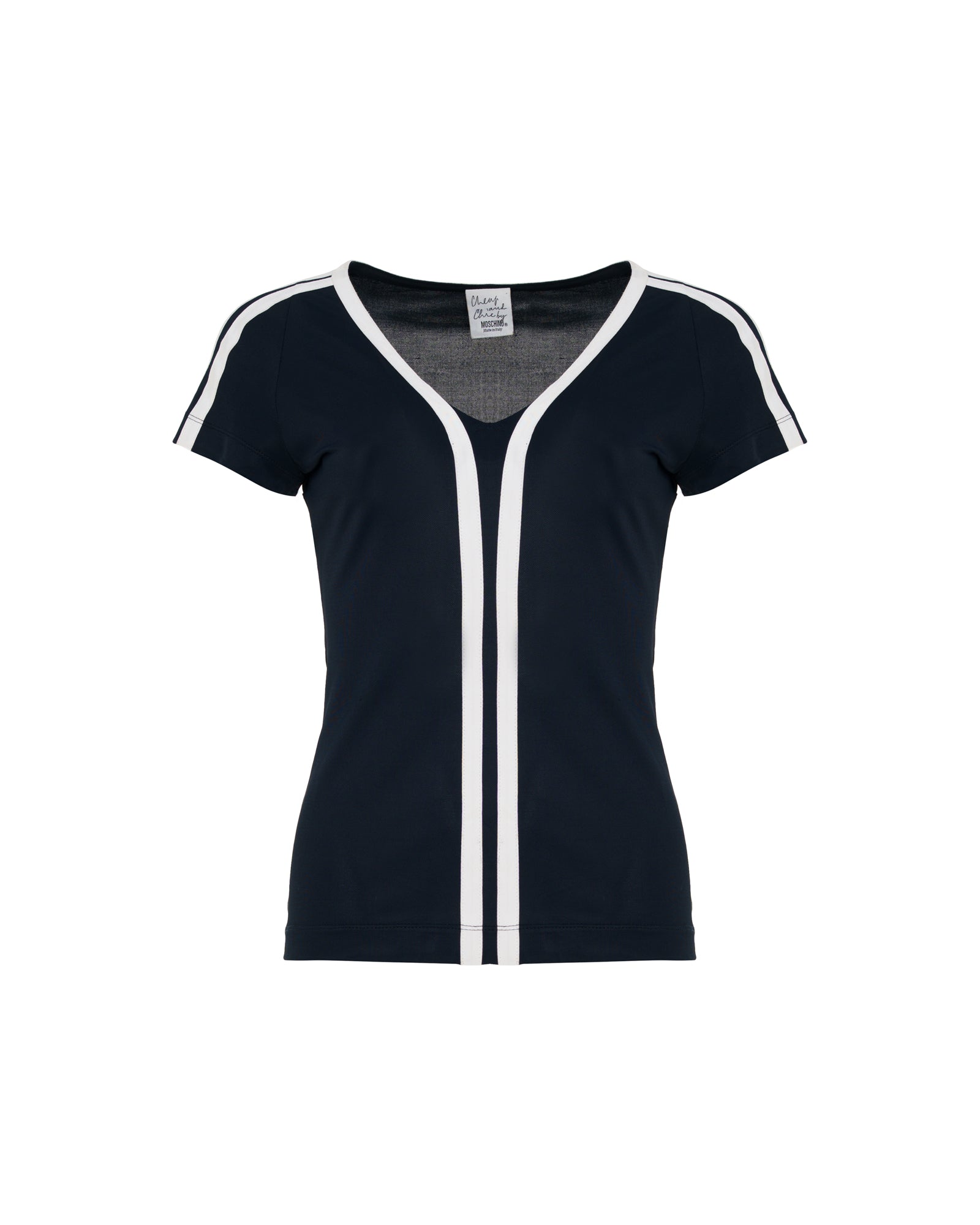 Moschino "Cheap and Chic by Moschino" double-striped top Moschino