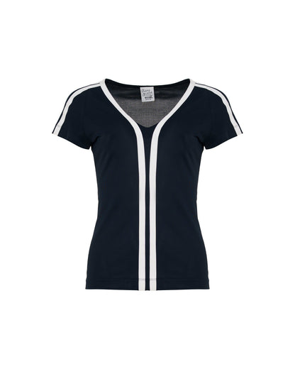 Moschino "Cheap and Chic by Moschino" double-striped top Moschino