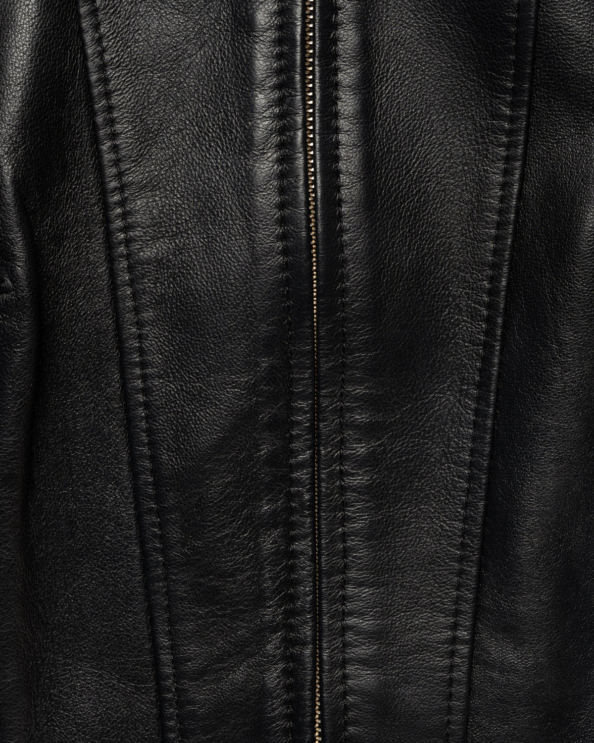 MISBHV corset faux-leather biker jacket