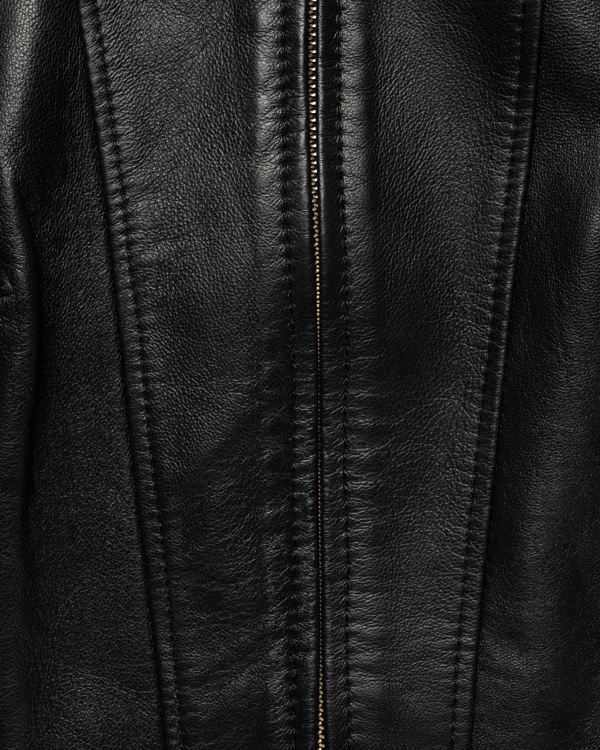 MISBHV corset faux-leather biker jacket MISBHV