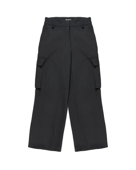 MISBHV grey striped cargo pants MISBHV
