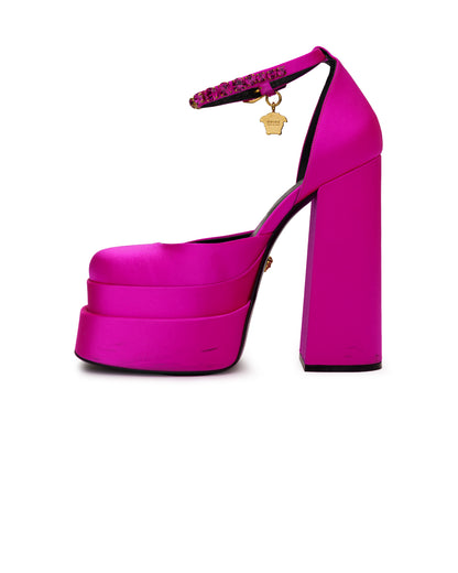 VERSACE AEVITAS PLATFORM SANDALS PINK image