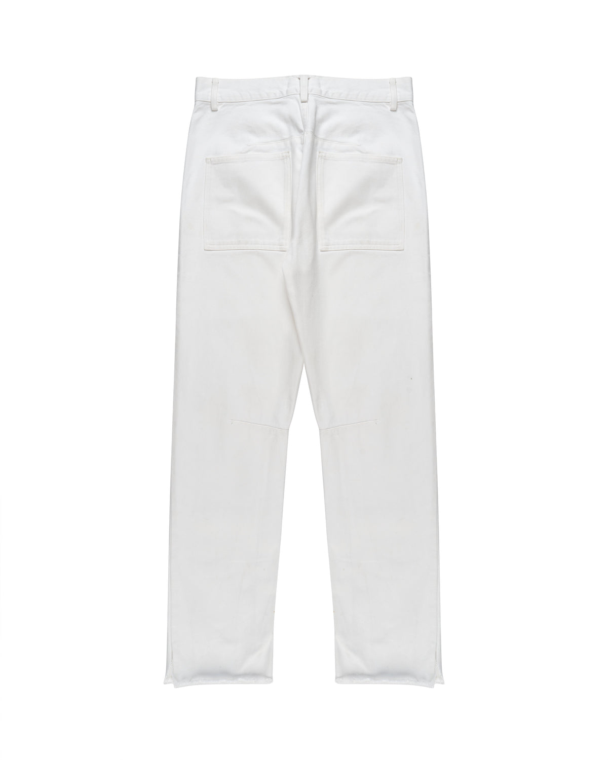 Spodnie jeansowe Celine, białe, o kroju tailored