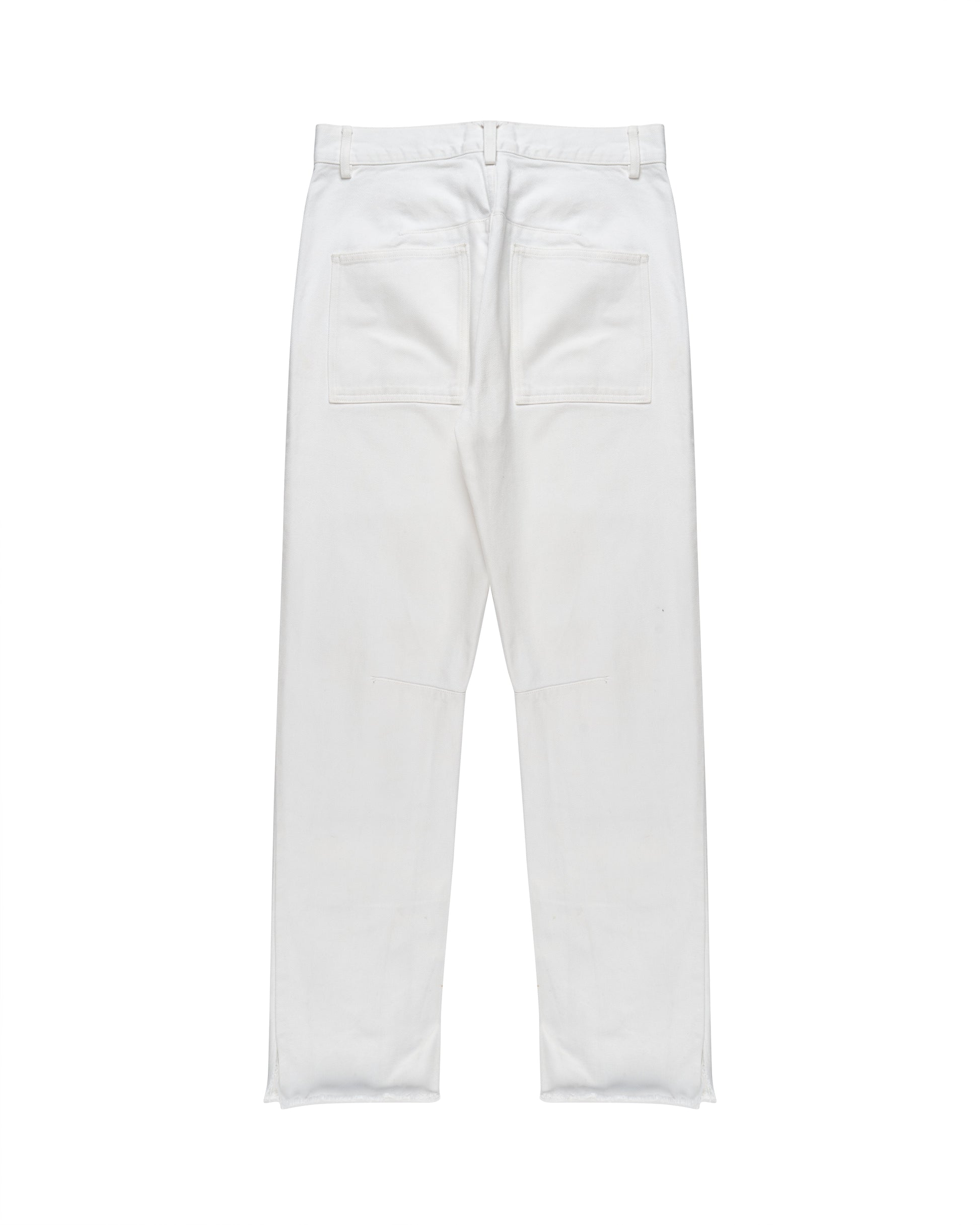 Celine tailored white denim pants Celine