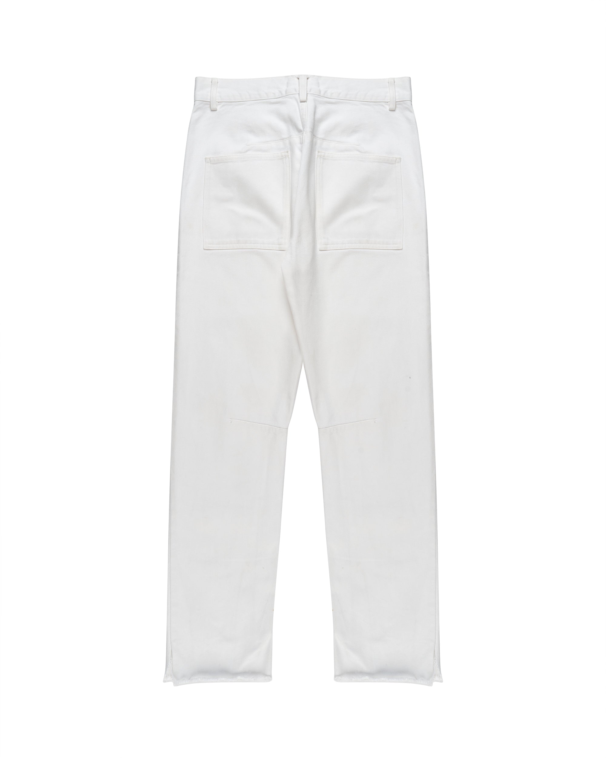 Spodnie jeansowe Celine, białe, o kroju tailored