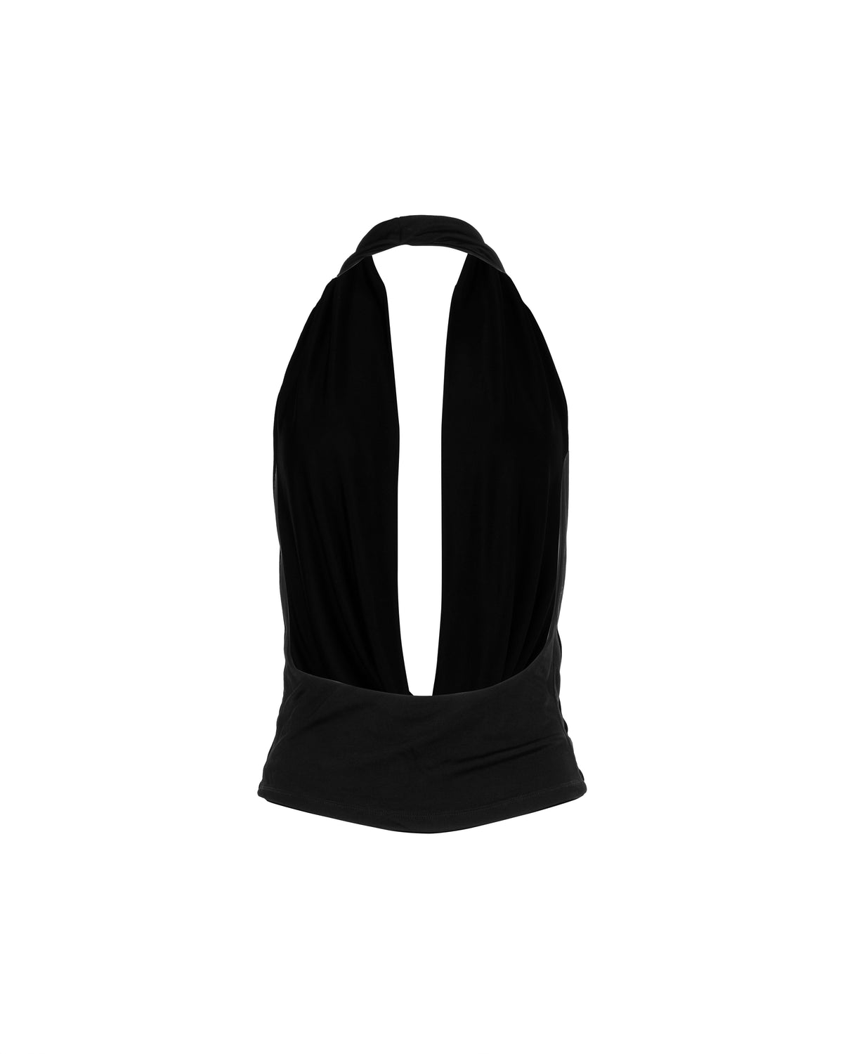 MISBHV asymmetrical one shoulder viscose top